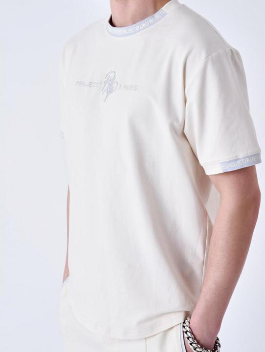 Image du produit Project X Paris T-shirt avec bande contrastée logotée (L)