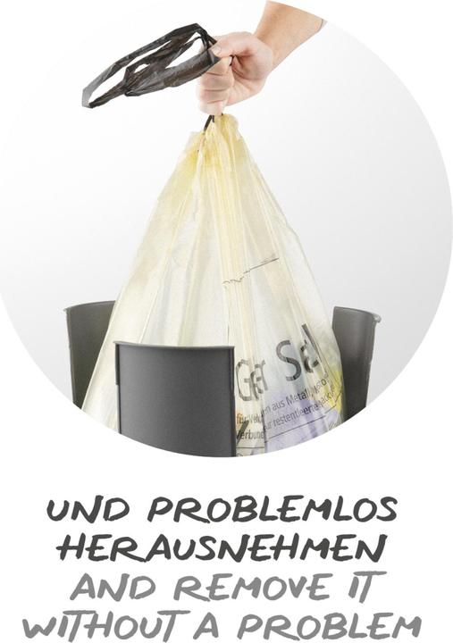 Image du produit Rotho Support pour sacs poubelle FABU (50 l)