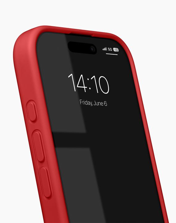 Produktbild iDeal Of Sweden iPhone 16 Silicone Case - Red (Apple iPhone 16)