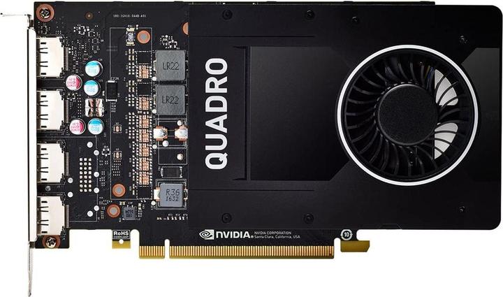 Produktbild PNY VCQP2000BLK-1 Grafikkarte NVIDIA Quadro P2000 GDDR5 (5 GB)
