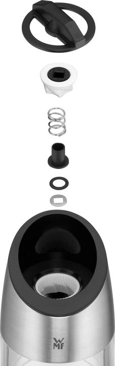 Produktbild WMF Elektrische Mühle 20cm Salz und Pfeffermühle Keramikmahlwerk Glas (Salz, Pfeffer, Chili)