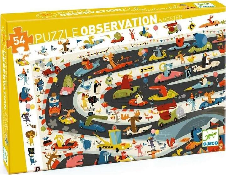 Djeco Puzzle Rally 54 pezzi (54 pezzi)
