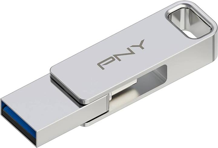 Produktbild PNY USB-Stick 128GB DUO LINK USB 3.2 Type-C Dual Flash Drive retail (128 GB, USB-C)