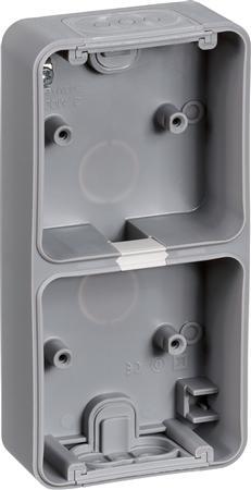LK Opus® 74 underlag 2 modul lodret, lys mellemgrå