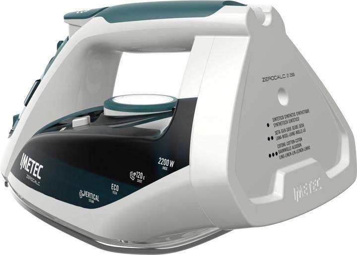 Immagine prodotto Imetec ZeroCalc Z1 2500 Ferro da stiro a secco e a vapore Acciaio inossidabile Colore foglia di tè (2200 W, 120 g/min)