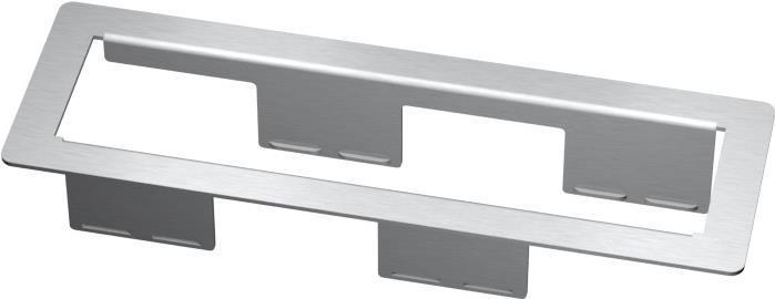 Actual product image CablePort frame 4-way - anodised aluminium