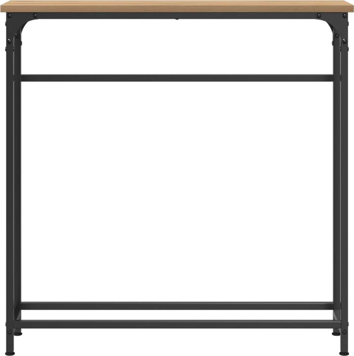 Produktbild VidaXL Konsolentisch Artisan Eiche 75x19,5x75 cm aus Holzwerkstoff und Stahl