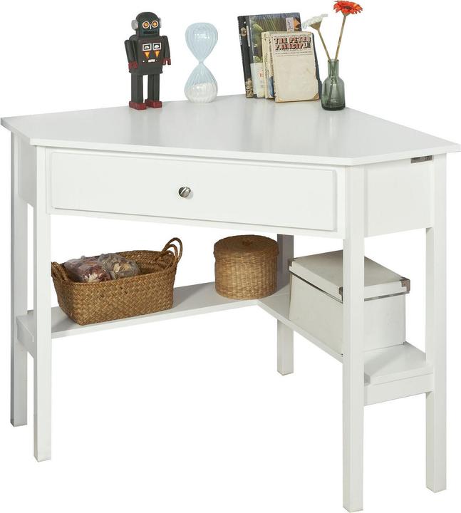 Produktbild SoBuy Eckschreibtisch (76 x 76 x 76 cm)