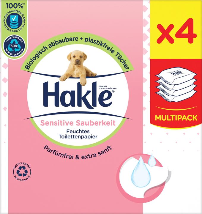 Hakle Sensitive Sauberkeit (168 Stück)