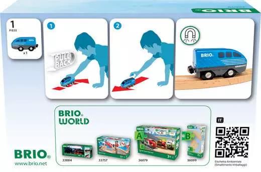 Produktbild Ravensburger BRIO World – 36019 Zug mit Rückziehmotor | Spielzeugzug für Kinder ab 3 Jahren