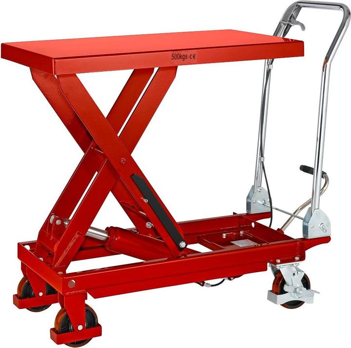 Immagine prodotto Schäfer Shop Carrello elevatore a forbice, capacità di carico 500 kg (500 kg)