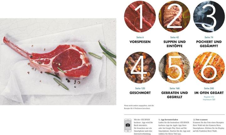 Produktbild Teubner kochen - Fleisch (Deutsch, Teubner, 2015)