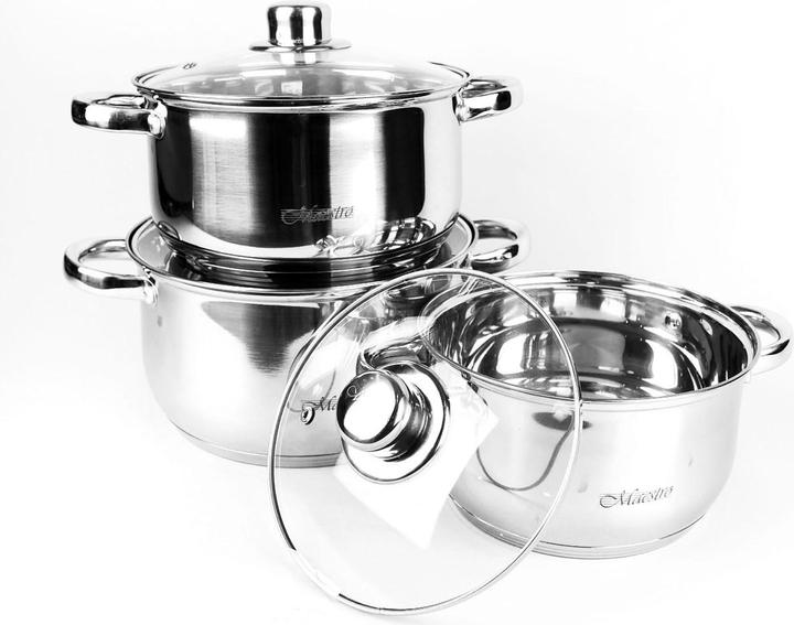 Actual product image Maestro Pot set MR2020 (16 cm, Pot, Stainless steel)