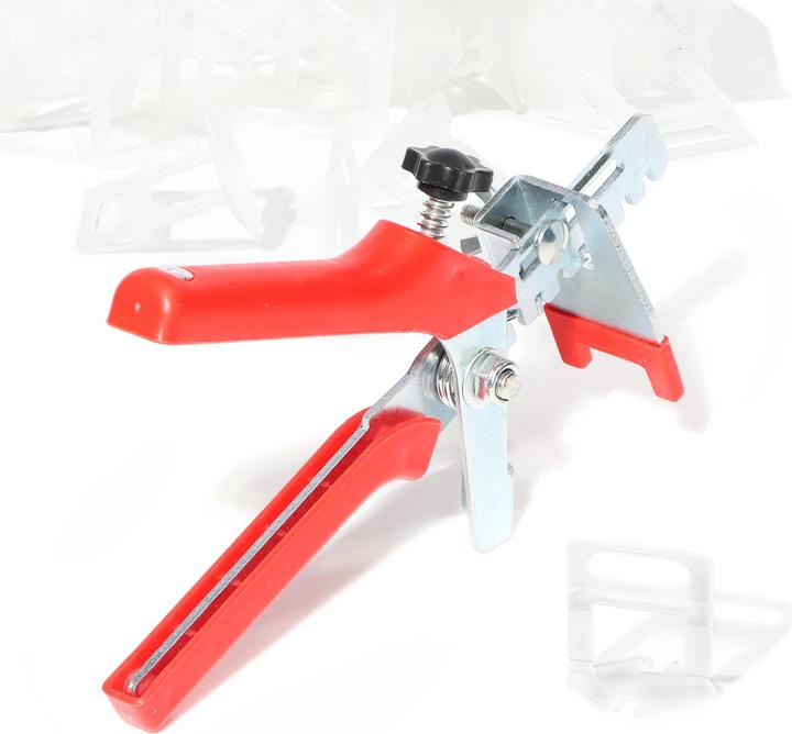 Produktbild XPOtool Fliesen Nivelliersystem Set 200 Laschen 2,0mm Nivellierzange Boden Wand