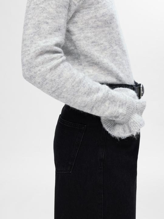 Image du produit Selected Femme Pull en tricot à manches ruchées (L)