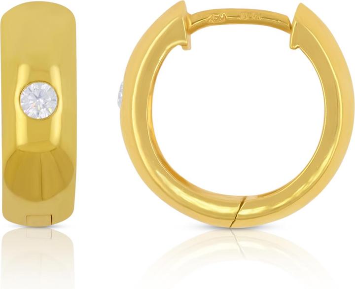 Muau Creolen (750/18 K Gelbgold)