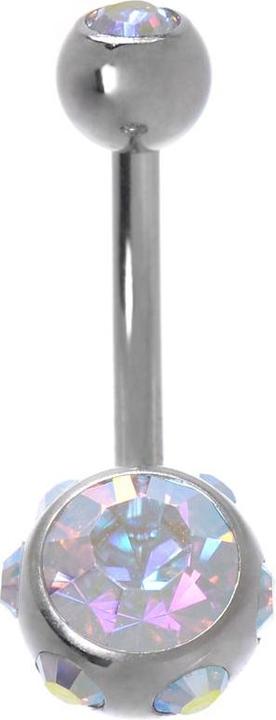 Bijouteria Bauchpiercing (Chirurgenstahl 316L, Kristall)