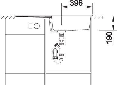 Actual product image Blanco Metra XL 6 S (Top-mounted sink, 100 cm, 50 cm)