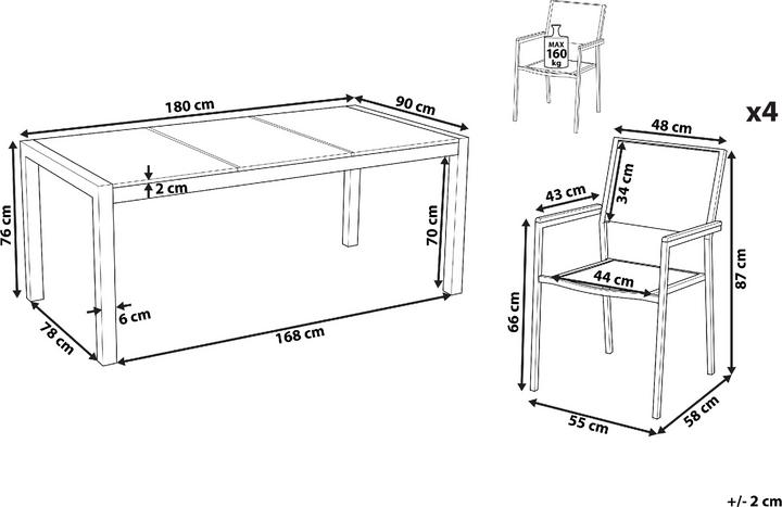 Produktbild Beliani Cosoleto/Grosseto (95.65 cm)