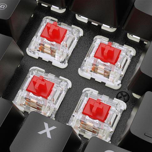 Actual product image Sharkoon SKILLER SGK36W Red EN (DE, Wireless)