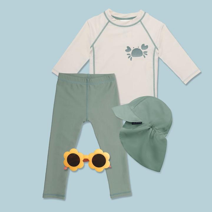 La Loona LaLoona Baby-Bademode Bade-Set Shirt & Leggings mit UV-Schutz -