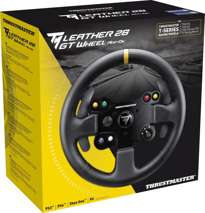 Produktbild Thrustmaster TM Leather 28 GT Wheel Add-On (PC, PS3, PS4, Xbox One X, Xbox Series X, Xbox One S, Xbox Series S)