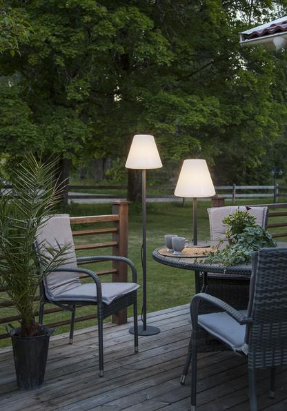 Produktbild Star Trading Gartenleuchte KRETA 60 cm (0 lm, E27)