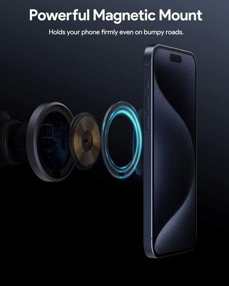 Produktbild Aukey Maglink Phone Dash Mount (15 W)