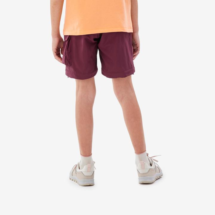 Produktbild Quechua Zip-Off-Hose Kinder Gr. 123–172 Wandern - MH500 bordeaux (8, 9, 10)
