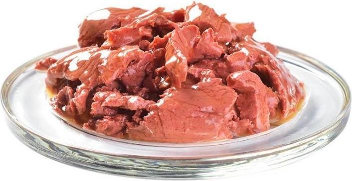 Produktbild Brit Premium Sterilisierte Bratensosse Lachs - Nassfutter für Katzen - 85g (Senior, 85 g)