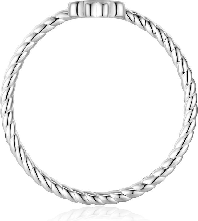 Image du produit Glanzstücke München Bague femme trèfle à quatre feuilles argent sterling - 34616 (56, Argent 925)