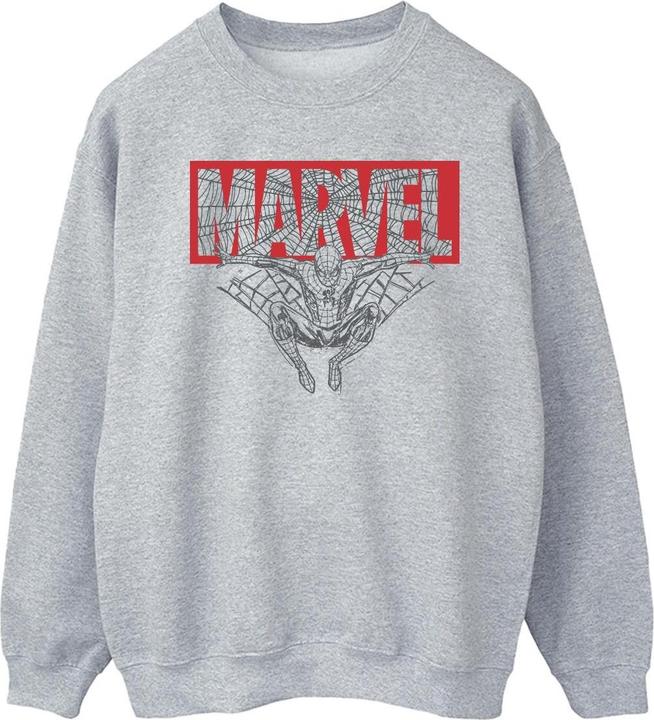 Produktbild Spider Man Logo Red Sweatshirt (XXL)