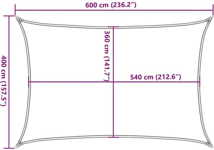 Actual product image VidaXL Awning (400 x 600 cm)