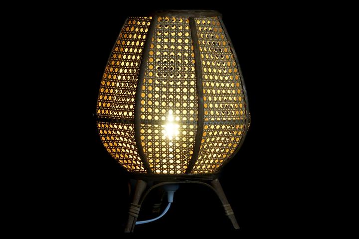 Image du produit DKD Home Decor Desk lamp Brown Rattan 50 W (29 x 29 x 40 cm)