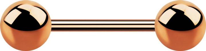 Image du produit Star Piercing Micro Barbell or rose avec deux boules (sans laiton, Acier chirurgical 316L)