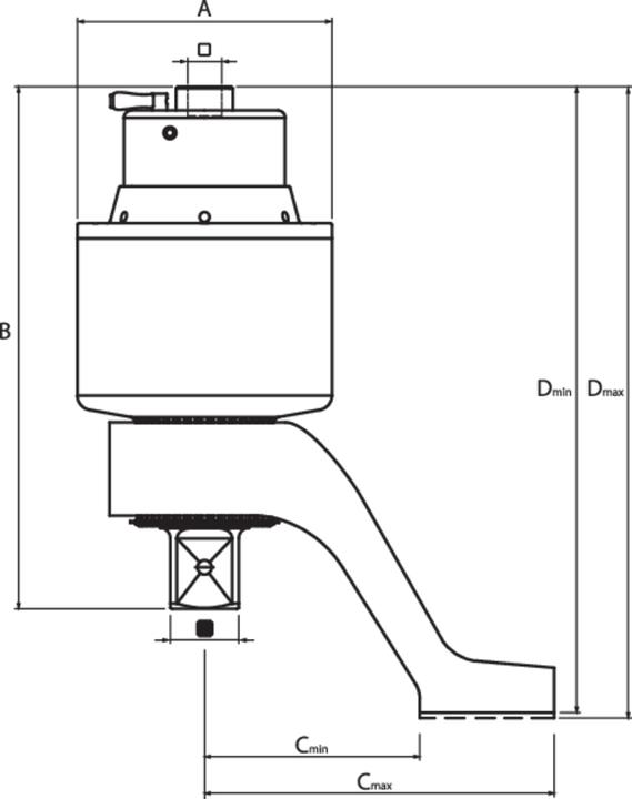 Image du produit GED Multiplicateur de couple DREMOPLUS ALU 10000 Nm (3/4", 410 Nm, 10000 Nm)