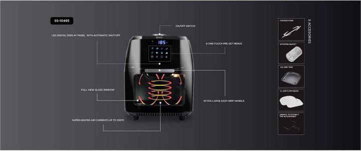 Actual product image Sogo Hot air fryer & oven 1800W