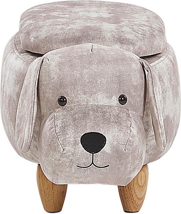 Actual product image Beliani Bilian Pufa beast with a veil, beige DOGIS.