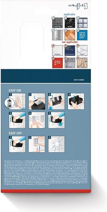 Actual product image tesa LAVAA Shower basket, small incl. adhesive solution without drilling