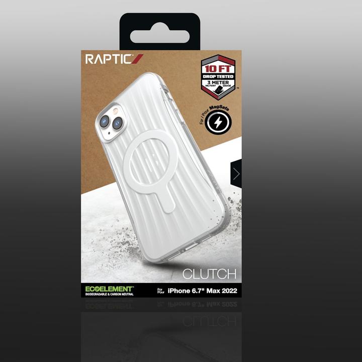 Actual product image X-Doria Raptic Clutch Case for iPhone 14 Plus with Clear MagSafe Back Cover (Apple iPhone 14 Plus)