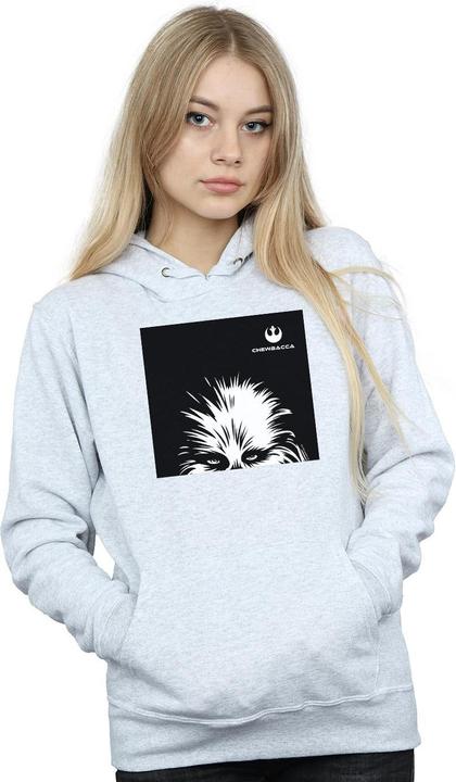 Immagine prodotto Star Wars Chewbacca Look Felpa con Cappuccio Donna (L)