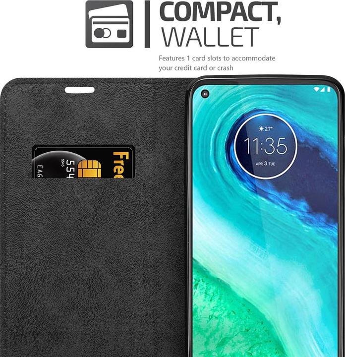 Produktbild Cadorabo Book Invisible Magnet Cover (Motorola Moto G8)