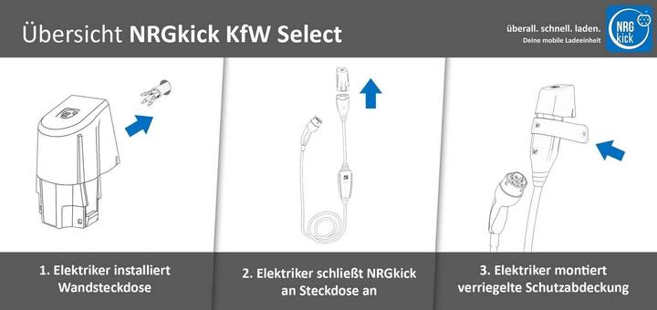 Produktbild NRGkick KFW Select (Typ 2, 22 kW, Typ 2)