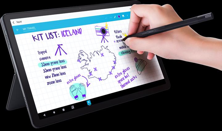 Produktbild Lenovo Tab P11 inkl. CH-Tastatur, Precision Pen 2 (nur WLAN, 11", 128 GB, Slate Grey)