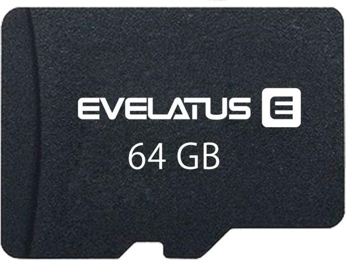 Evelatus Micro Card SD 64GB 3.0 EMC01 W:20mb/s R:60mb/s (64 GB, microSDXC)