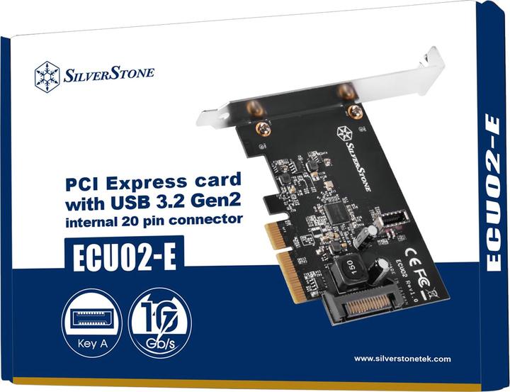 Produktbild Silverstone ECU02-E - USB-Adapter - PCIe 3.0 x2 Low-Profile