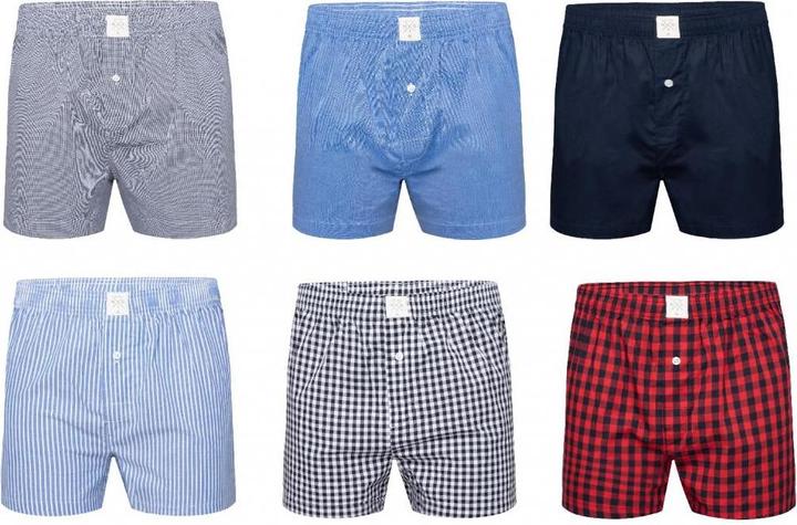 Actual product image Mg-1 Woven Boxer Shorts Casual Loose Fit - 7039 (L, pack of 6)