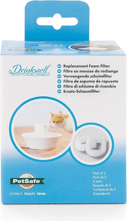 Immagine prodotto Drinkwell Filtro di ricambio in schiuma per la fontanella 360 in ceramica e acciaio inox di PetSafe
