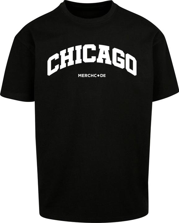 Merchcode Chicago Wording - Heavy Oversize Tee - 112989 (XS)