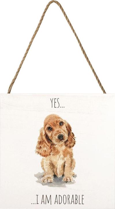 Produktbild Universal Textiles Tafel Aus Holz Cockerspaniel